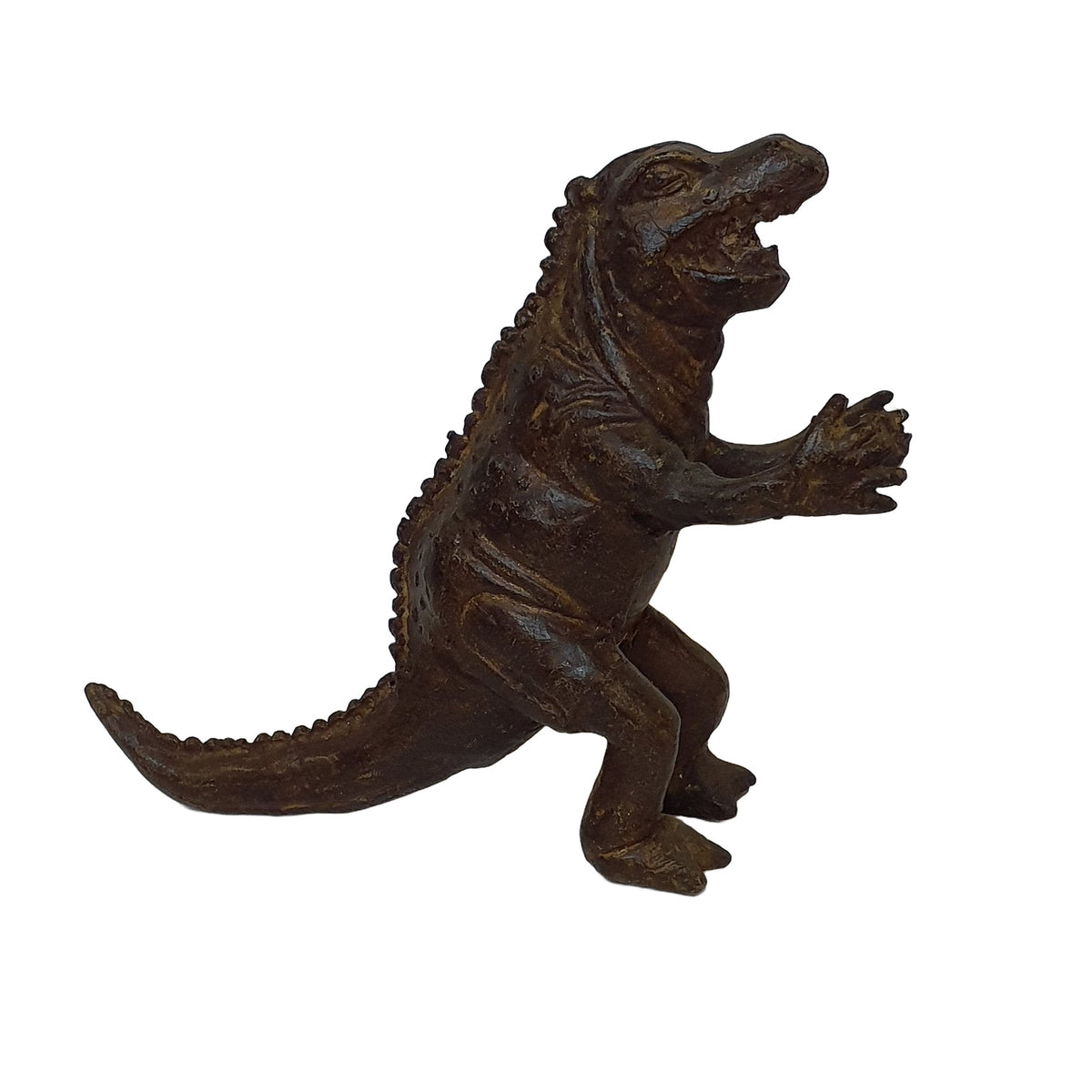 Dinosaurier-Statue aus Messing: Handgeschmiedet und patiniert im traditionellen Gussverfahren | orientcrafts
