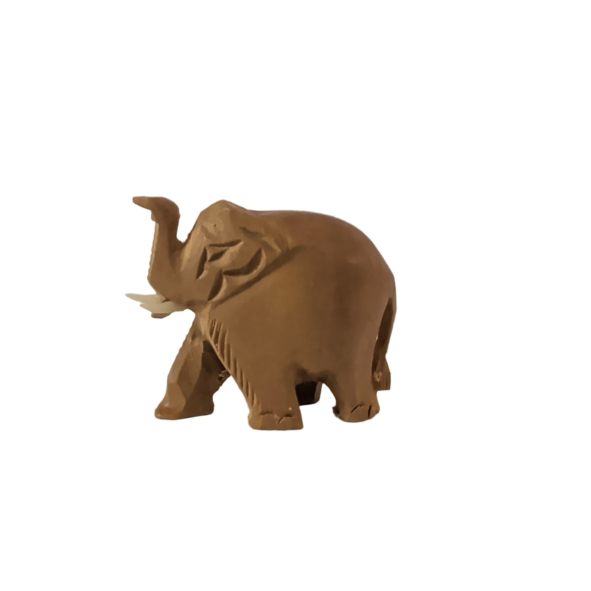 Sandelholz-Elefant Miniatur (4 cm) – Handgeschnitzter Glücksbringer & Duft-Dekoration | orientcrafts