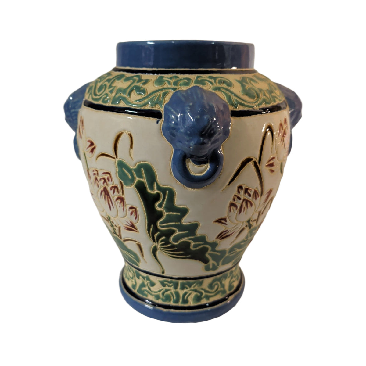 Chinesische Porzellan-Vase (30 cm) – Elegantes Florales Muster & Antik-Stil | orientcrafts