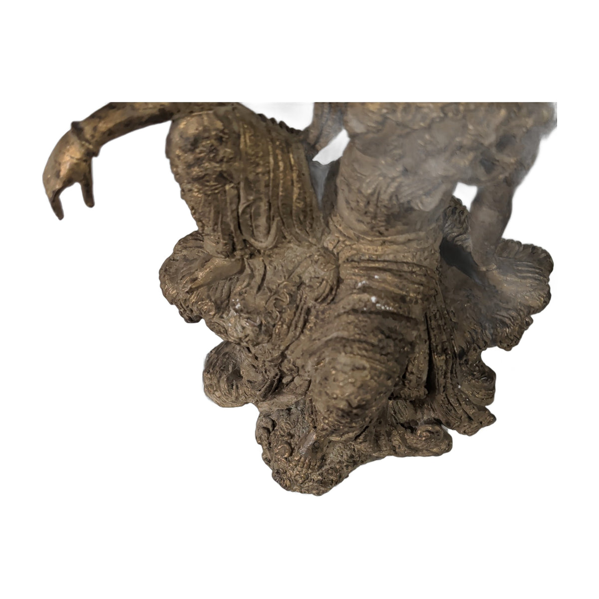 Quan Yin aus Bronze – sitzend, Vintage – Ansicht 4 | orientcrafts