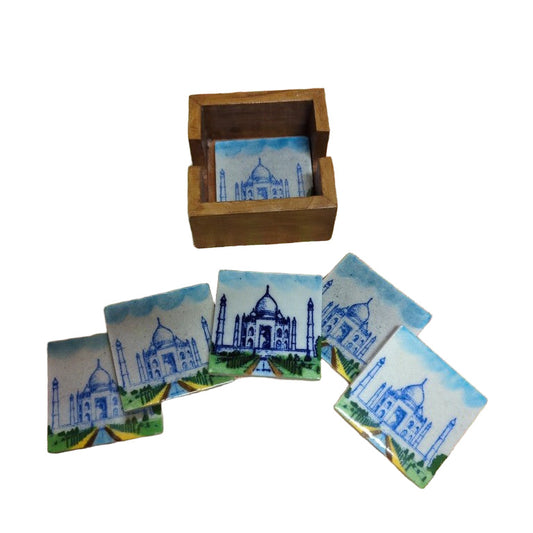 Untersetzer Buddha Ganesha Elefant Taj Mahal – Ansicht 2 | orientcrafts