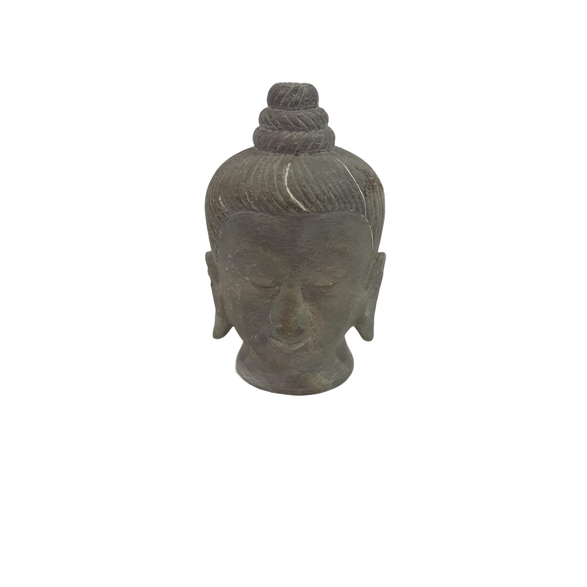 Buddhakopf aus Speckstein: Handgeschnitztes Symbol für innere Ruhe | orientcrafts