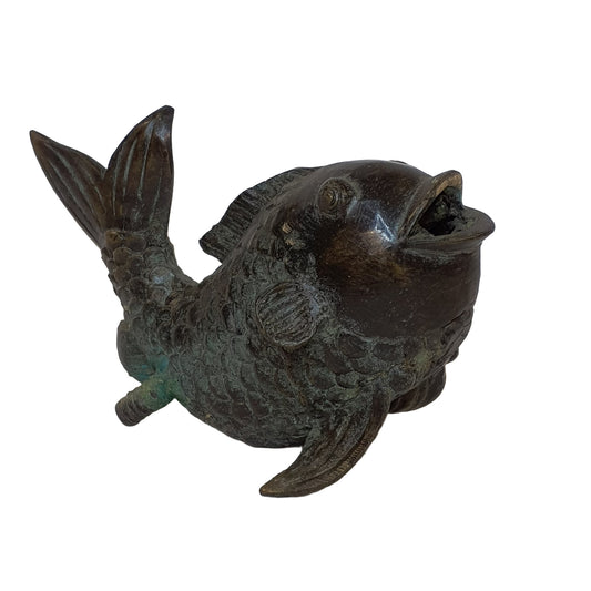 Fisch Springbrunnen aus Bronze: Filigranes Element für Wasserspiele – Ansicht 2 | orientcrafts