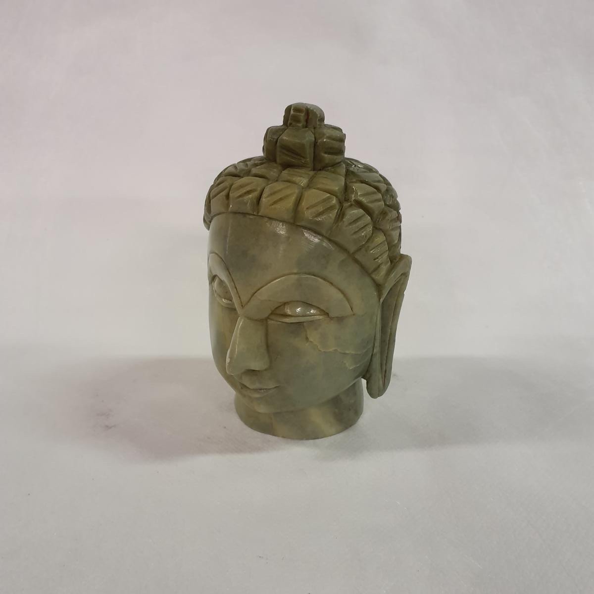 Buddha statue made of soapstone: Hand-carved symbol for a spiritual atmosphere