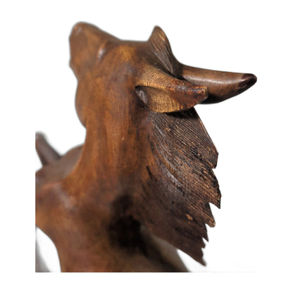 Pferd aus Holz – steigend, handgeschnitzt, ca. 50 cm – Ansicht 3 | orientcrafts