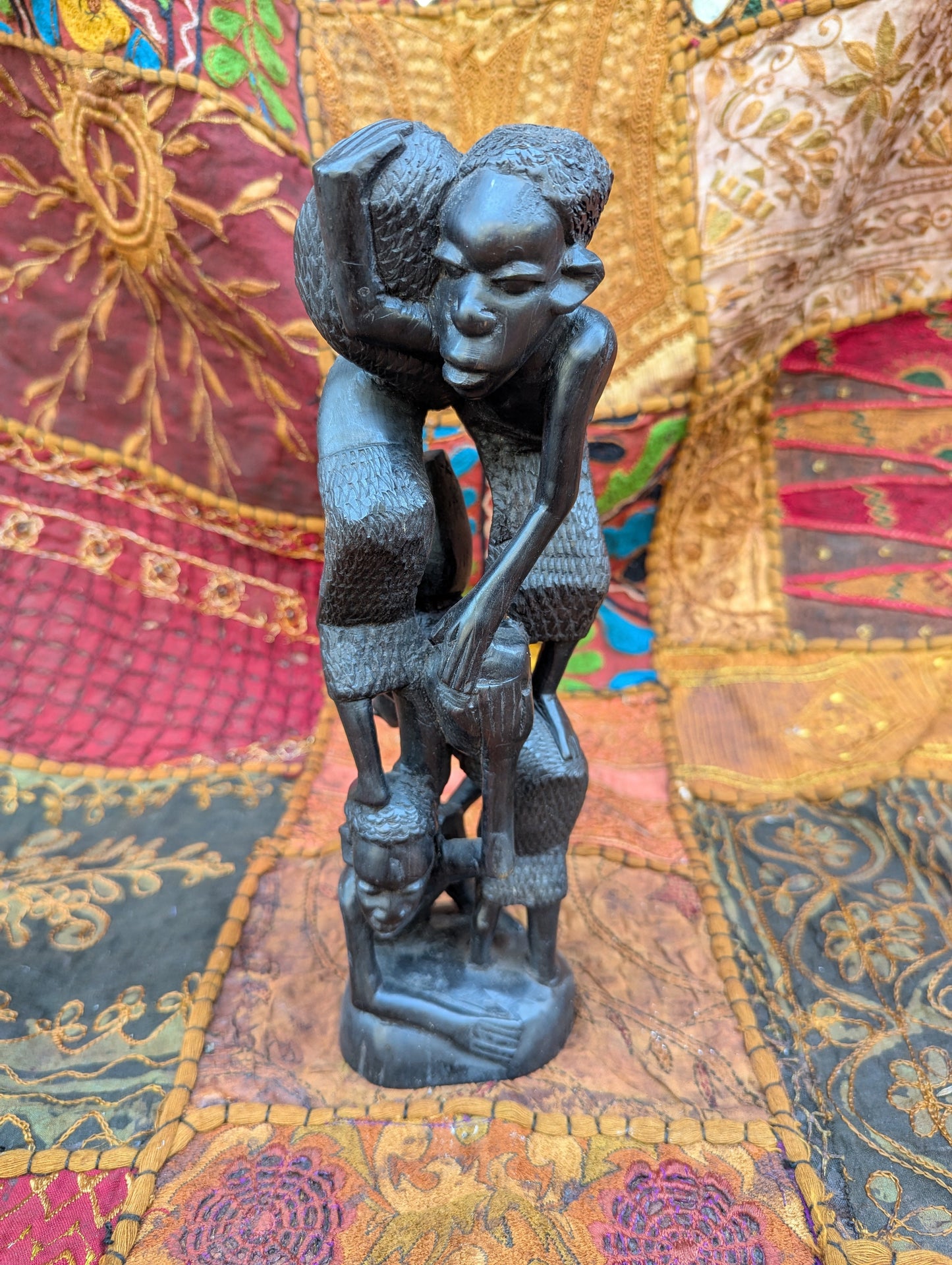 Ebony Tree of Life: Hand-carved symbol of unity and cohesion