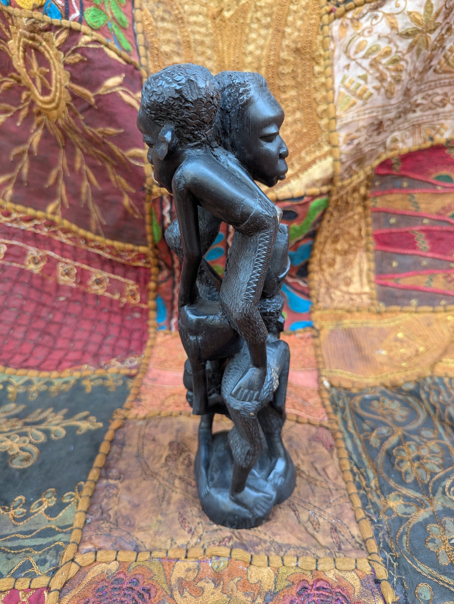 Ebony Tree of Life: Hand-carved symbol of unity and cohesion