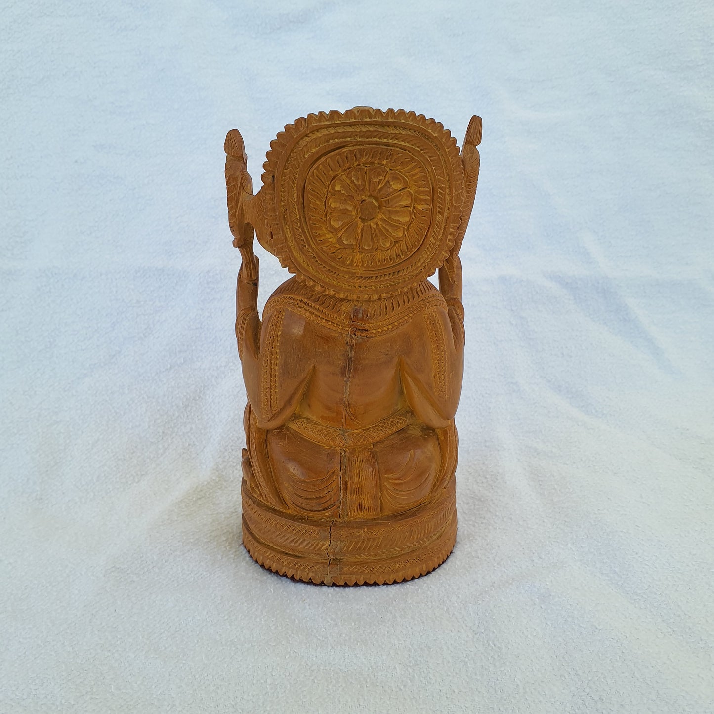 Ganesha figure made of sandalwood: Artfully carved with spiritual depth
