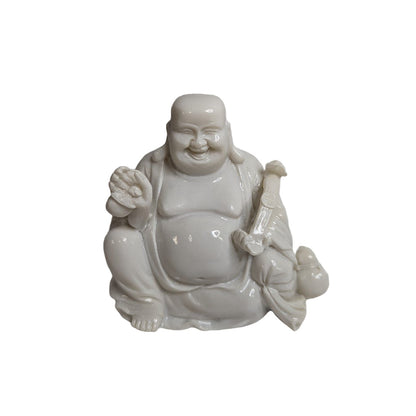 Buddha Figuren Set aus Resin (3er Set): Ruhe und Spiritualität für Ihr Zuhause – Ansicht 4 | orientcrafts
