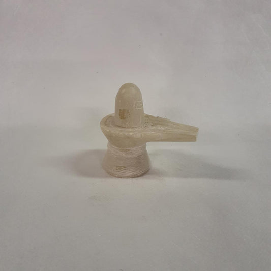 Shiva Lingam Soapstone Statue – Hand-carved 8 cm