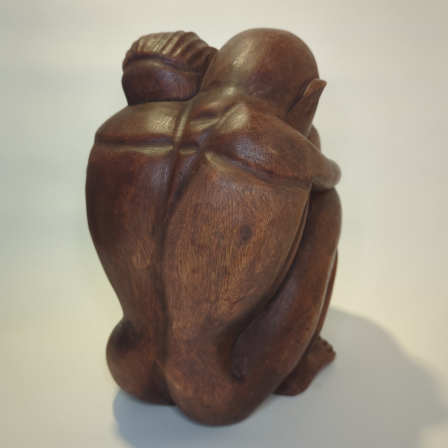Teakwood couple: Hand-carved harmony from Bali