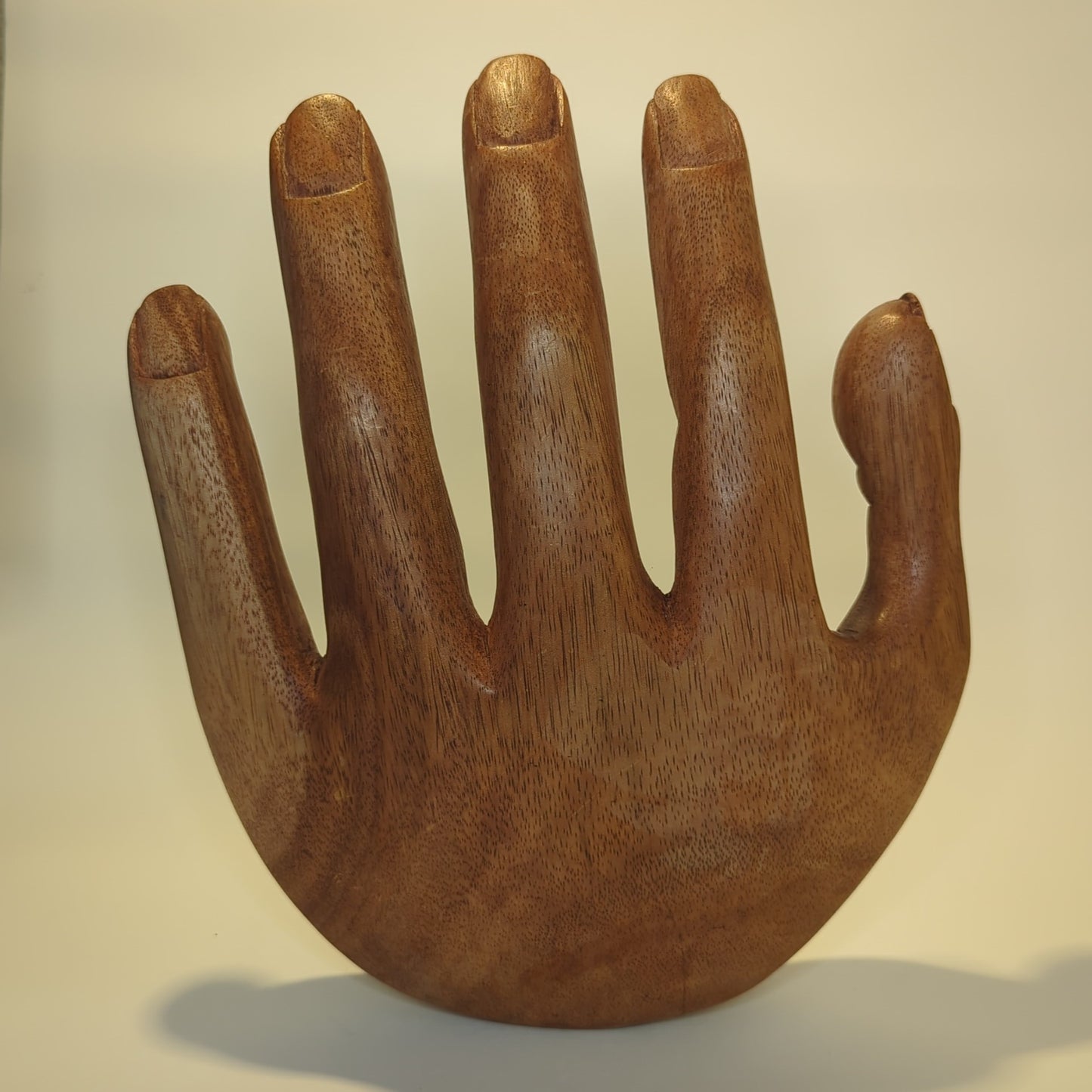 Buddha's Hand – Teakwood bowl, hand-carved