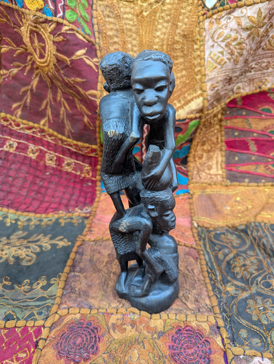 Ebony Tree of Life: Hand-carved symbol of unity and cohesion