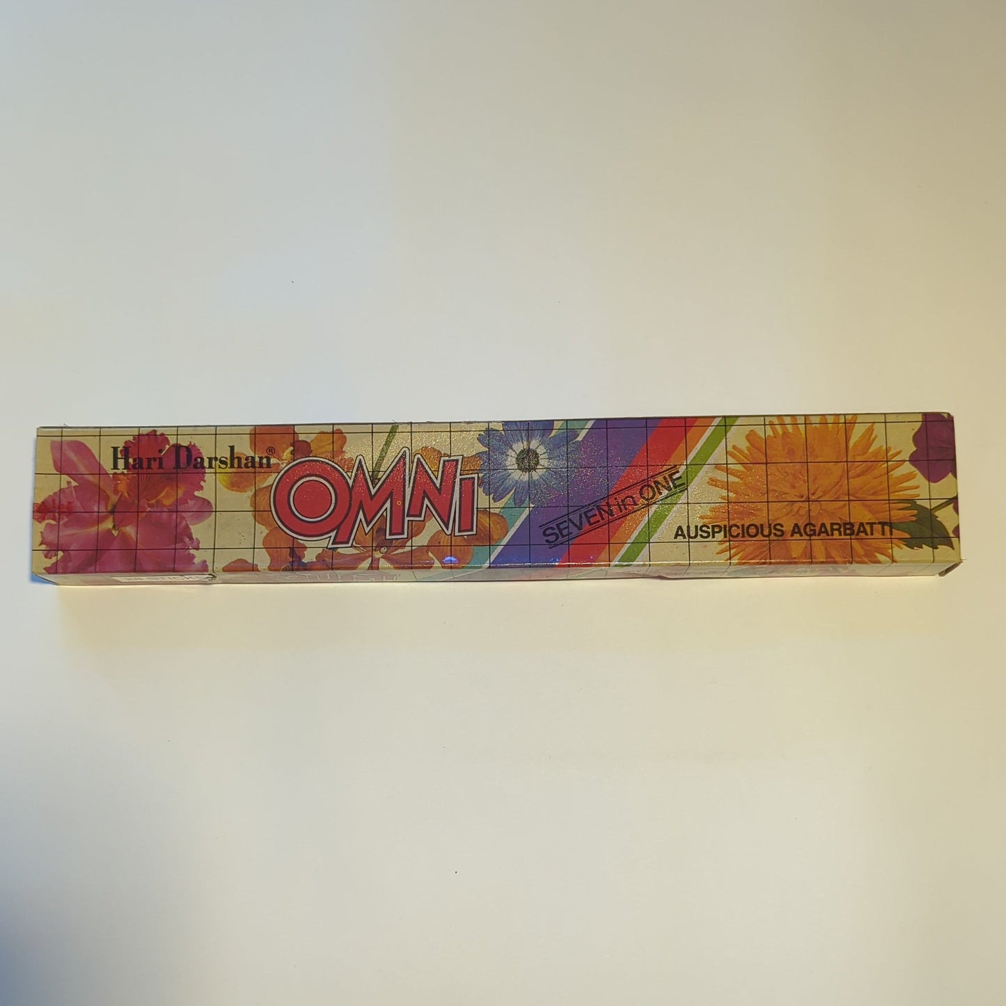 Hari Darshan OMNI 7 in 1 Räucherstäbchen – 28 Stk. | Mix aus 7 Düften & spirituellen Energien