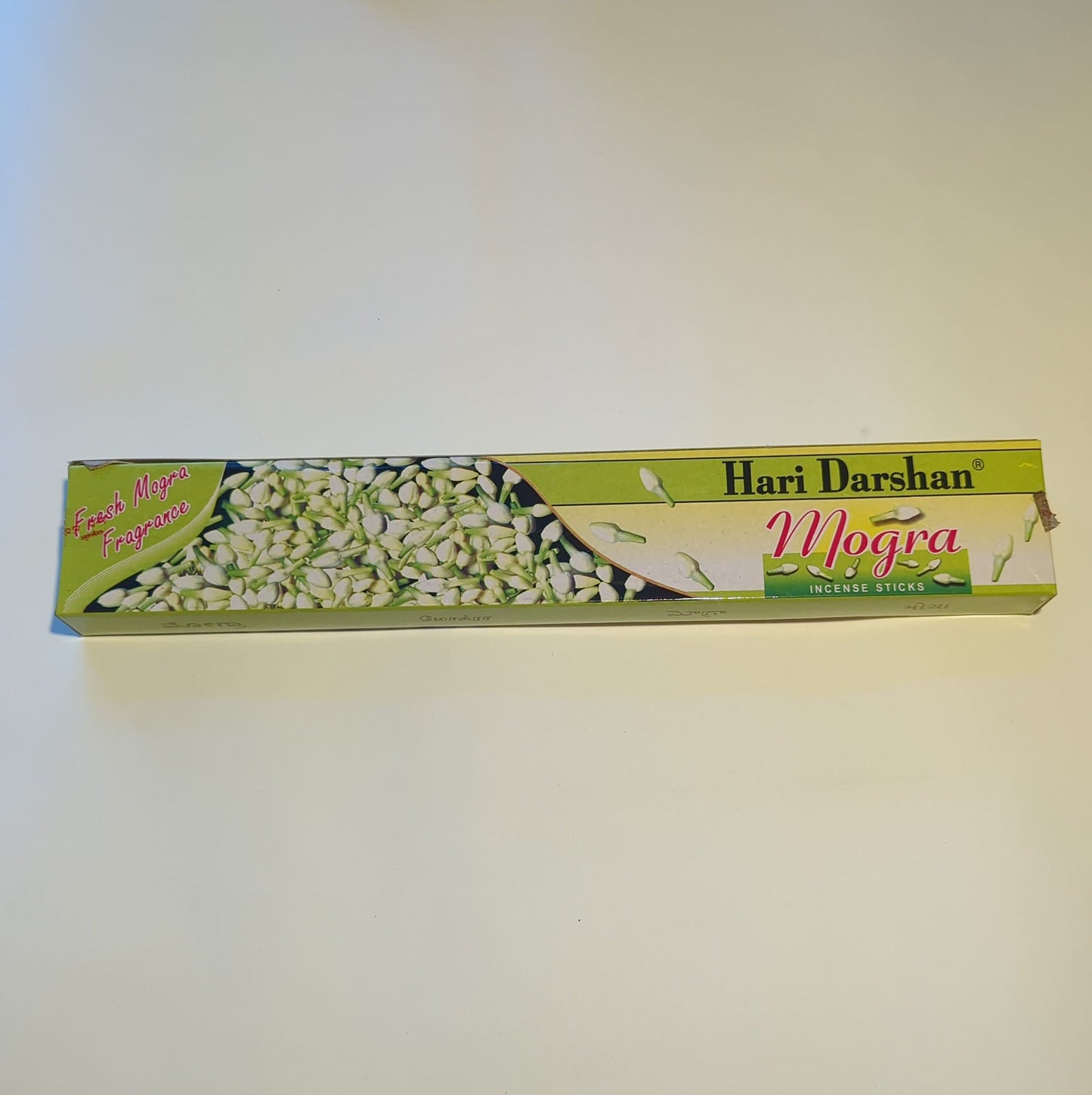 Hari Darshan Mogra Räucherstäbchen – 18 Stk. | Exotischer Jasmin-Duft aus Indien