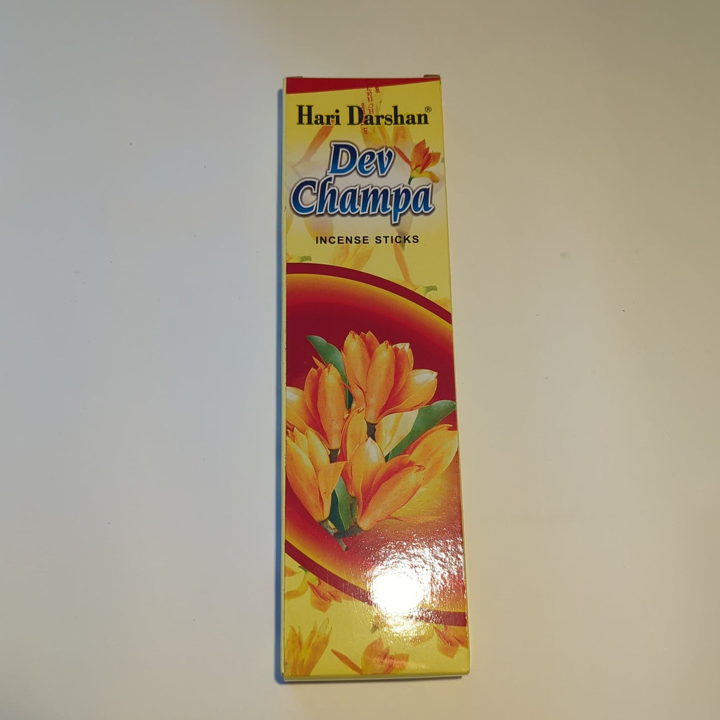 Hari Darshan Dev Champa Räucherstäbchen – 18 Stk. | Himmlischer Plumeria-Duft aus Indien