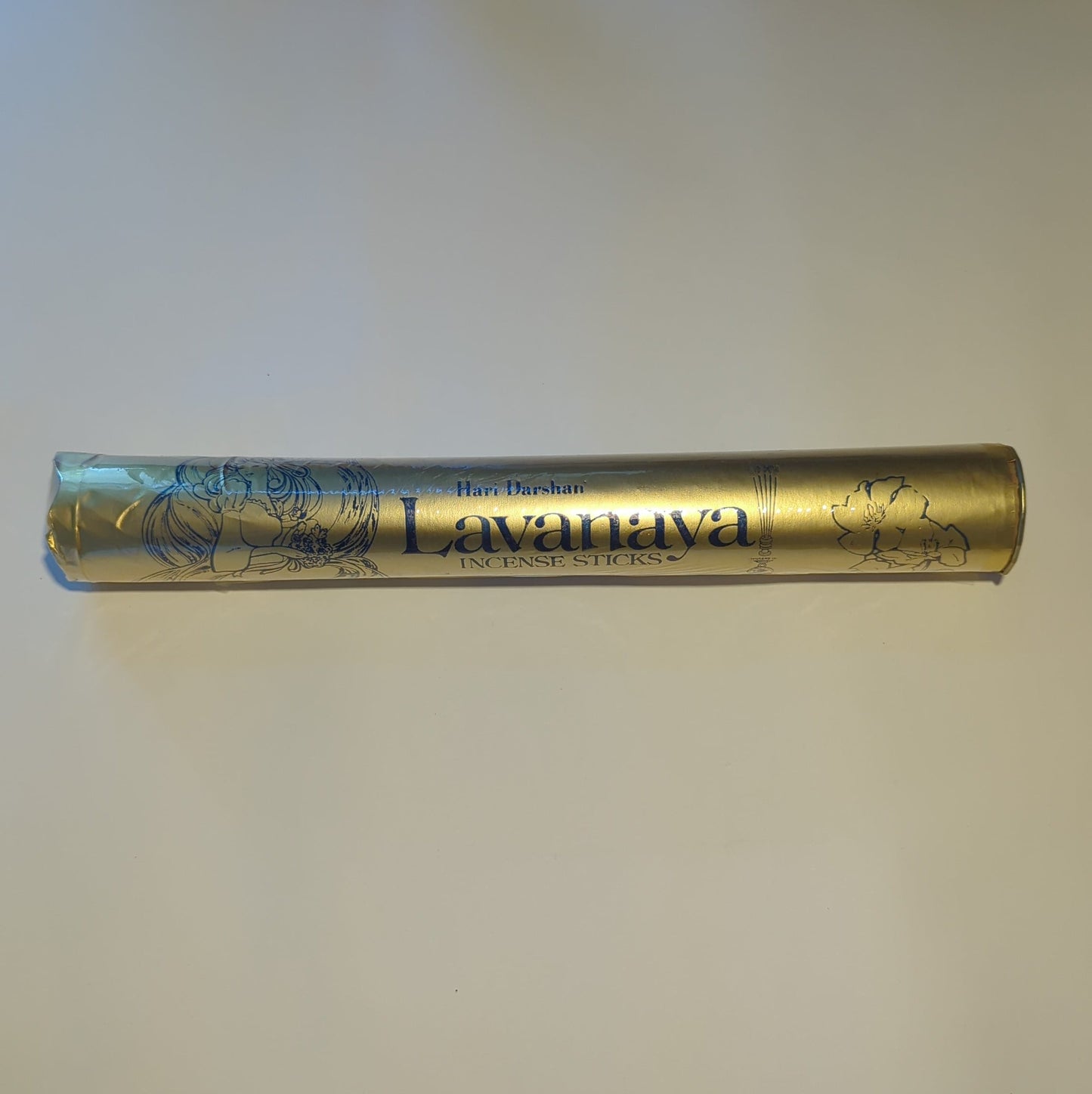 Hari Darshan Lavanaya Gold Räucherstäbchen – 40g (ca. 30 Stk.) | Edler indischer Masala-Duft